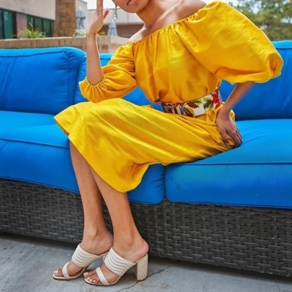 New Marion Parke BLACK Quilted Suede Leather Slide Sandals - Picture 3 of 15